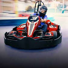 The junior karts can reach speeds of up to 20 miles per hour. Arrive And Drive K1 Speed