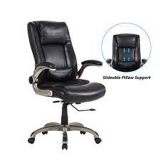 amazon com lch executive office chair ergonomic bonded leather office chair with flip up arms sl office chair leather office chair executive office chairs