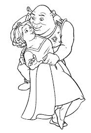 Shrek And Princess Fiona Do The Tango Coloring Page Color Luna In 2020 Cartoon Coloring Pages Coloring Pages Shrek