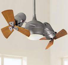 Oil rubbed bronze finish indoor/outdoor ceiling fan from the twin breeze ii collection features two fan heads with 6 wicker blades integrated frosted glass light kit offers a warm glow (bulbs included) Top 8 Best Double Ceiling Fan Reviews Bestratedceilingfans Com