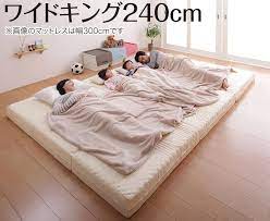 楽天市場 格安日本製マットレス ファミリーマットレス ワイドキング240 厚さ12cm 送料無料 4営業日後出荷 あっとあるん マットレス 寝室家具 ベッド