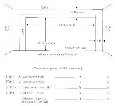 standard garage door height octa app