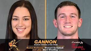McKinney, Leise named Chick-fil-A Gannon Student Athletes of the Week