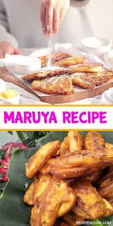 Maruya Recipe Banana Fritter With Sugar Recipe Recipes Filipino Food Dessert Banana Fritters