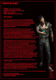 Most famous person with last name kerry. Today S Loresheet Is About One Of My Favourite Characters Kerry Eurodyne Cyberpunkgame