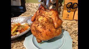 Brinkmann Electric Smoker Beer Can Chicken Recipe Youtube