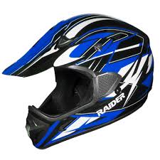 raider rx1 mx helmet blue