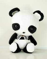 Cute Plush Black White Contrast Panda Plush Plush Doll Bellzi Pandi Plushie Plush Stuffed Animals Animal Plush Toys Cute Plush