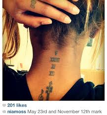 Pin By Canan Duran On Tattoo Fever Tattoos Roman Numeral Tattoos Back Of Neck Tattoo