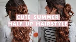This casual updo hairstyle for long hair is super easy if you can twist your hair. 25 Easy Summer Hairstyles