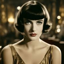 Loulou Louise Brooks as Lulu shot from the film "Pandora's Box" 1928, plot,  …" — image created in Shedevrum