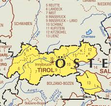 Topografische karte tirol, höhe, relief. Landkarte Tirol Weltkarte Com Karten Und Stadtplane Der Welt