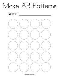 Maybe you would like to learn more about one of these? Make Ab Patterns Coloring Page Ab Patterns Ab Pattern Worksheets Pattern Worksheets