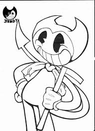 Study games coloring bendy book's is the game for the whole family: Bendy And The Ink Machine Coloring Page Best Of Bendy And The Ink Machine Book Angel Coloring Pages Coloring Pages Truck Coloring Pages