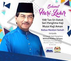 Syukur pemimpin2 #komuniti diakar umbi sudah. Selamat Hari Lahir Yb Tan Sri Wilfred Madius Tangau Facebook