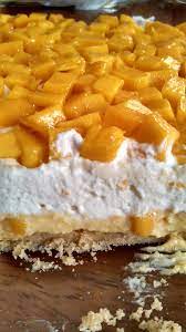 No Bake Mango Delight Mango Dessert Recipes Mango Dessert Mango Recipes Baking