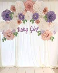 Trendy Baby Shower Themes For Gils Purple Blue Ideas Baby Shower Flowers Baby Shower Purple Girl Shower Themes