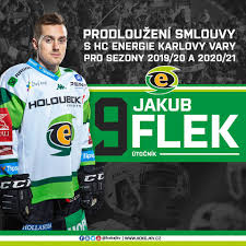 Jakub flek (born december 24, 1992) is a czech professional ice hockey left winger currently playing for hc karlovy vary of the czech extraliga. Jakub Flek Bude Energetikem I Hc Energie Karlovy Vary Facebook