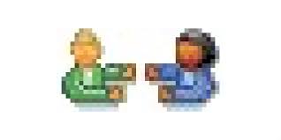 Two people hugging, shown as faceless blue forms on most platforms. Emojiology Hugging Face