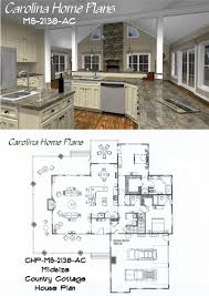 Midsize Country Cottage House Plan With Open Floor Plan Layout Great For Entertaining Open Floor House Plans Country Cottage House Plans Porch House Plans