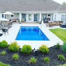 Happiness Is Having Your Own Imagine Pools Freedom Fiberglass Swimming Pool Especially When It Pools Backyard Inground Backyard Pool Landscaping Pool Remodel