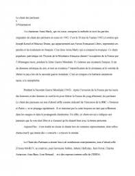 Le chant des partisans, defile 14 07 06, philippe brocard. Le Chant Des Partisans Presentation Histoire Des Arts Dissertations Gratuits Lilige