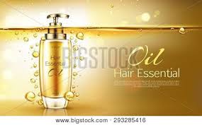 Hair serum can reduce frizz, and add shine, flexibility and strength to your hair.v161640_b01. Vector 3d Realistic Vector Photo Free Trial Bigstock