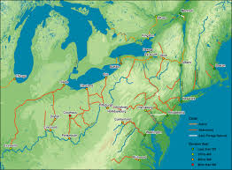 major canals built in the 19th century american northeast