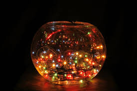 Pin By Jamie Webster On Christmas Diy Christmas Lights Fish Bowl Decorations Christmas Lamp