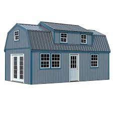 A storage shed is a storage solution for gardens that can also be used a workshop whenever needed plus they can greatly vary in size from small storage sheds for garden tools to large ones for a lawn. Best Barns 12 Ft X 24 Ft Lakewood Gambrel Engineered Wood Storage Shed In The Wood Storage Sheds Department At Lowes Com
