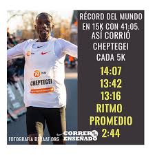 Joshua Cheptegei Logra Record Del Mundo En 15km Con Un Impresionante Tiempo De 41 05 Corrermehaensenado Atletismo Running Correr Me Atletismo Mundo Noticias