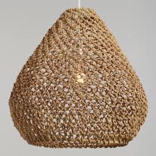 Teardrop Natural Seagrass Vicente Pendant Lamp With Images Pendant Lamp Stylish Pendant Lighting Affordable Pendants