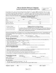 Provider of electric transmission and distribution service in texas. Fillable Online Oncor Electric Delivery Company Fax Email Print Pdffiller