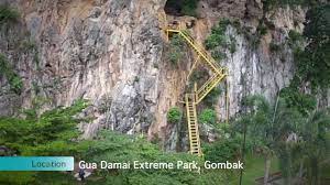Gua damai extreme park ( website ). Malaysia From Above Gua Damai Extreme Park Gombak Youtube