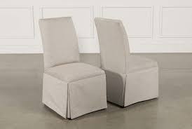 Garten Linen Skirted Dining Side Chairs Set Of 2 Side Chairs Side Chairs Dining Chair