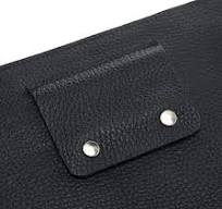 Daily Portable Portfolio Folder Black Leather Tablet Cover ...