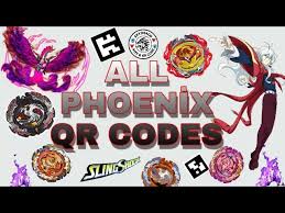 Neste incrível collab com o zankye temos o lendário dead phoenix p4 qr code beyblade burst turbo slingshock! All Phoenix Qr Codes Beyblade Burst App New Youtube