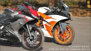 We've gathered more than 5 million images uploaded by our users and sorted them by the most popular ones. Yamaha R15 V3 Vs Ktm Rc 200 1280x720 Wallpaper Teahub Io