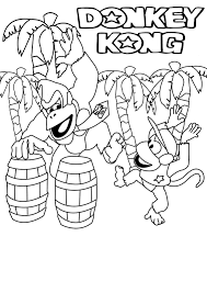 March of the minis (09/2006) waaay back in 1981, a new action game using barrels and girders hit arcades. Donkey Kong Coloring Pages Best Coloring Pages For Kids