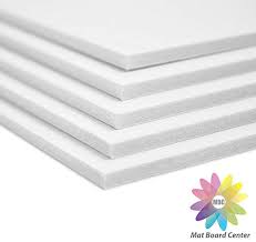 Special price $101.20 regular price $184.00. Pack Of 25 Foam Core Backing Boards 1 8 5x7 White Mat Board Center Matting Mounting Materials Craft Supplies