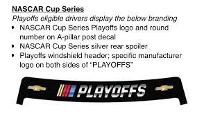 It is named for the current sponsor, monster energy, but has been known by other names in the past. Bob Pockrass On Twitter Many Of You Have Asked Here Are Playoff Markings For The Three National Series In Cup It Will Primarily Be A Windshield Banner That Says Playoffs And A