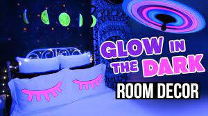 Glow in the dark room decorations. Diy Glow In The Dark Room Decor Tumblr Inspired Dark Room Decor Glow In The Dark Room Dark Room