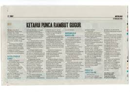 Rambut akan gugur dalam 100 helai sehari. Ketahui Punca Rambut Gugur Program Perkhidmatan Farmasi