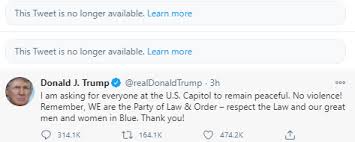 This is the official facebook page for donald j. Twitter Locks Trump S Account Warns Of Permanent Suspension If Violations Continue Insurrection At The Capitol Live Updates Npr