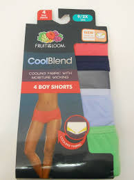 Women Boy Shorts Panties 4 Pack Fruit Of The Loom Multi