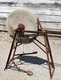 Maybe you would like to learn more about one of these? Antique Sharpening Stone Wheel Estate Auctioneer