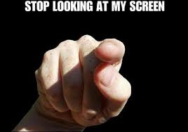 Stop Looking At My Screen Funny Wallpaper Wallpaper Backgrounds Nature Desktop Wallpaper