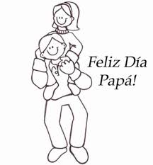 Papá, el hombre de la casa, que se rompió el lomo por darnos comida, ropa, alimentación. Feliz Dia Papa Padre Con Hija Dibujo Para Colorear Imprimible