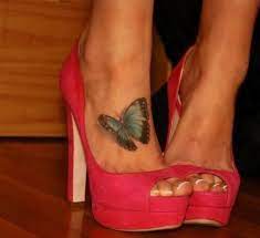 3d Tattoo Foot Tattoos Picture Tattoos Butterfly Tattoo