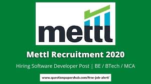 Mettl Recruitment 2020 Hiring Software Developer B E B Tech Mca Apply Online Software Development Job Posting Online Assessments